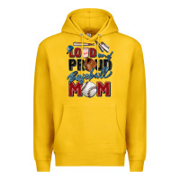 Lemon loud and proud baseball mom Premium Hoodie - Zillion Design Studio