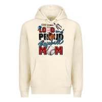 Sandshell loud and proud baseball mom Premium Hoodie - Zillion Design Studio