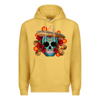 Antique Gold mexico skull Premium Hoodie - CTS Tumbler Store