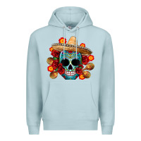 Blue Mist mexico skull Premium Hoodie - CTS Tumbler Store