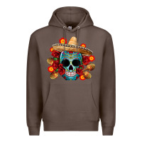 Coffee mexico skull Premium Hoodie - CTS Tumbler Store