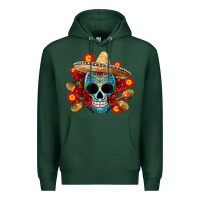 Mexico Skull Premium Hoodie | Teevron