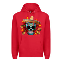 Red mexico skull Premium Hoodie - CTS Tumbler Store