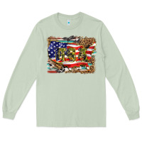 Matcha western america map usa Long Sleeve Tee - BarkalooDesign