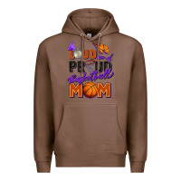 Chestnut loud and proud basketball mom Premium Hoodie - Zillion Design Studio