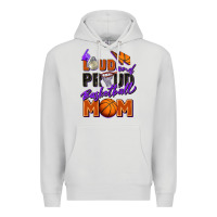 Dove Grey loud and proud basketball mom Premium Hoodie - Zillion Design Studio