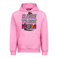 Fuchsia Pink race track mom Urban Hoodie - Zillion Design Studio