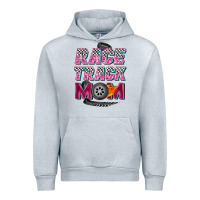 Heather Grey race track mom Urban Hoodie - Zillion Design Studio