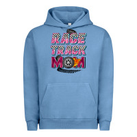 Pigment Pebble Blue race track mom Urban Hoodie - Zillion Design Studio