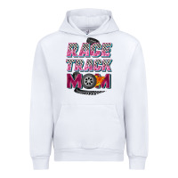 White race track mom Urban Hoodie - Zillion Design Studio