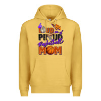 Antique Gold loud and proud basketball mom Premium Hoodie - Zillion Design Studio