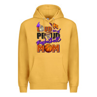 Mustard loud and proud basketball mom Premium Hoodie - Zillion Design Studio