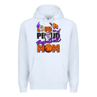 White loud and proud basketball mom Premium Hoodie - Zillion Design Studio