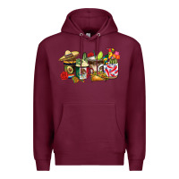 Burgundy mexico coffee Premium Hoodie - CTS Tumbler Store