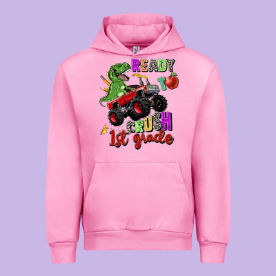 Ready To Crush 1st Grade Urban Hoodie Designed By Zillion Design Studio