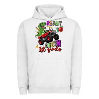 Pigment Lunar Rock ready to crush 1st grade Urban Hoodie - Zillion Design Studio