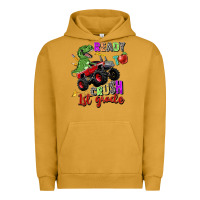 Pigment Peanut Butter ready to crush 1st grade Urban Hoodie - Zillion Design Studio