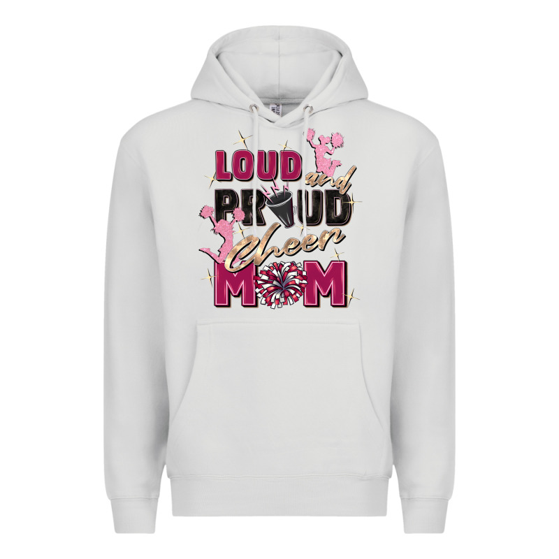 Loud And Proud Cheer Mom Premium Hoodie by Zillion Design Studio | Teevron