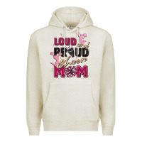 Oatmeal Heather loud and proud cheer mom Premium Hoodie - Zillion Design Studio