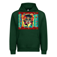 Forest Green sugar skull tumbler 3 Urban Hoodie - CTS Tumbler Store