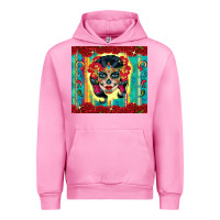 Fuchsia Pink sugar skull tumbler 3 Urban Hoodie - CTS Tumbler Store