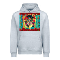Heather Grey sugar skull tumbler 3 Urban Hoodie - CTS Tumbler Store