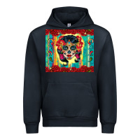 Navy sugar skull tumbler 3 Urban Hoodie - CTS Tumbler Store