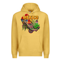 Antique Gold mexico map Premium Hoodie - CTS Tumbler Store