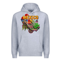 Heather Grey mexico map Premium Hoodie - CTS Tumbler Store