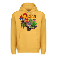 Mustard mexico map Premium Hoodie - CTS Tumbler Store