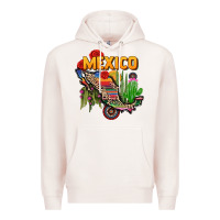 Pale Pink mexico map Premium Hoodie - CTS Tumbler Store
