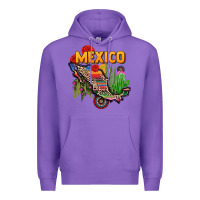 Purple mexico map Premium Hoodie - CTS Tumbler Store