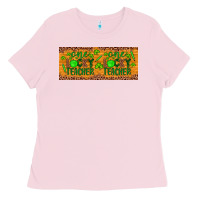 Bubblegum Pink Western St. Patrick's Day One Lucky Teacher Ladies Tee - Artiststas