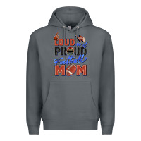 Rock loud and proud football mom Premium Hoodie - Zillion Design Studio