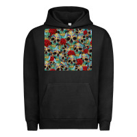 Pigment Black sugar skulls roses tumbler 3 Urban Hoodie - CTS Tumbler Store