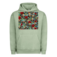 Sugar Skulls Roses Tumbler 3 Urban Hoodie | Teevron