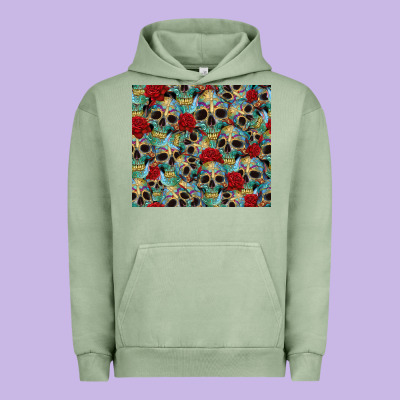 Sugar Skulls Roses Tumbler 3 Urban Hoodie Designed By Cts Tumbler Store