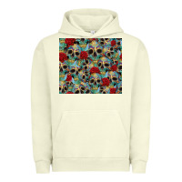 Pigment Pistachio sugar skulls roses tumbler 3 Urban Hoodie - CTS Tumbler Store