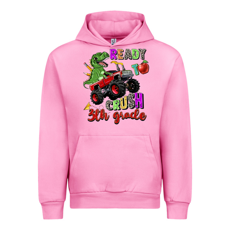 Ready To Crush 3th Grade Urban Hoodie by Zillion Design Studio | Teevron