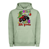 Pigment Oil Green ready to crush 3th grade Urban Hoodie - Zillion Design Studio