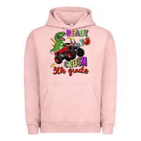 Pigment Salmon ready to crush 3th grade Urban Hoodie - Zillion Design Studio