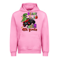 Fuchsia Pink ready to crush 4th grade Urban Hoodie - Zillion Design Studio