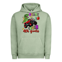 Pigment Oil Green ready to crush 4th grade Urban Hoodie - Zillion Design Studio