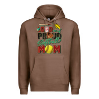 Chestnut loud and proud softball mom Premium Hoodie - Zillion Design Studio