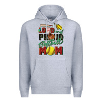 Heather Grey loud and proud softball mom Premium Hoodie - Zillion Design Studio