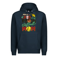 Navy loud and proud softball mom Premium Hoodie - Zillion Design Studio
