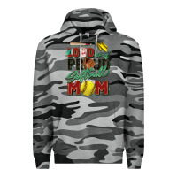 Slate Camo loud and proud softball mom Premium Hoodie - Zillion Design Studio