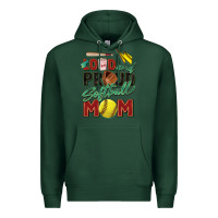 Sports Green loud and proud softball mom Premium Hoodie - Zillion Design Studio
