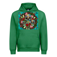 Emerald sugar skulls tumbler 3 Urban Hoodie - CTS Tumbler Store