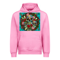 Fuchsia Pink sugar skulls tumbler 3 Urban Hoodie - CTS Tumbler Store